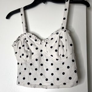 polka dot tank top